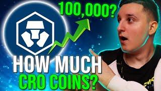 HOW MUCH CRO COINS DO YOU NEED BEFORE CRONOS EXPLODES !?