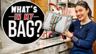 WHAT'S IN MY BAG | ft.  IQRA KANWAL  | Sistrology