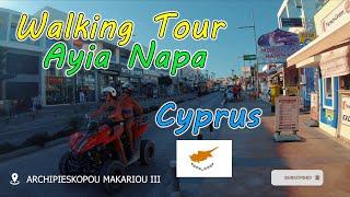 Travel Cyprus | Walking Tour Ayia Napa | Exploring the City Center