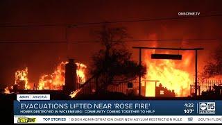 Rose Fire destroys homes, chars nearly 200 acres near Wickenburg