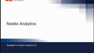 Noetix Analytics 5.5