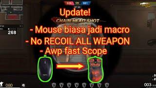 MOUSE BIASA JADI MACRO! NORECOIL!UPDATE! #pointblank #pointblankzepetto