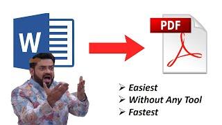 Convert Word to Pdf Without Changing Font | Without Losing Formatting | Offline | Best Quality
