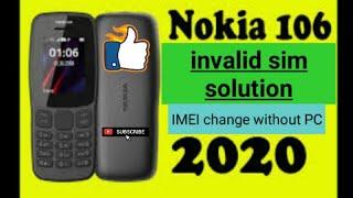 NOKIA 106 IMEI Change Code TA-1114 imei repair 1000% imei change code Registration free solution PTA