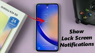 How To Show Notifications On Lock Screen On Samsung Galaxy A34 5G