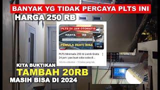 Hanya 270 ribu PLTS Termurah di 2024 PLTS Offgrid low budget