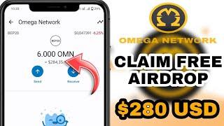 Claim Free Airdrop 6000 Omega Network ~ $280 on Trustwallet