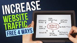 How To Increase Website Traffic Free - 4 Methods