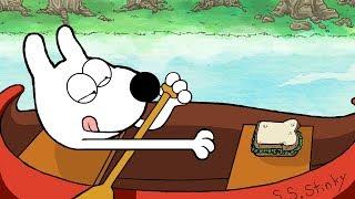 Stinky Dog Animation - Stinky in a Canoe