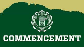 College of Health and Human Sciences Commencement - Colorado State University - Fall 2021