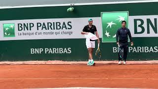 Rafael Nadal’s LAST EVER practice at Roland Garros: 5-27-24