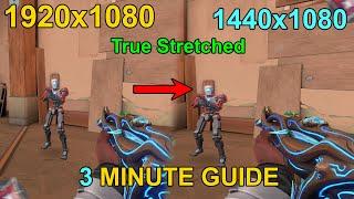 How to Dominate VALORANT with True Stretched Resolution in 3 minutes