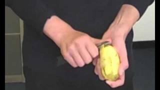 How to Safely Peel a Potato Using a Potato Peeler