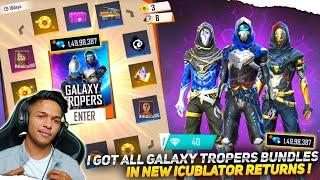 New Galaxy Troopers Incubator I Got Star Crystal Bundle & New Silvery Beast Bundle Garena Free Fire