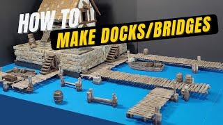 How To Make Docks/Bridges For The Gaming Table (009)