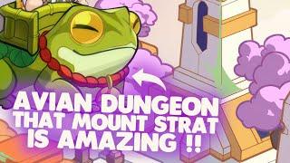 AVIAN DUNGEON Amazing ROUND FROG Strat in Legend of Mushroom