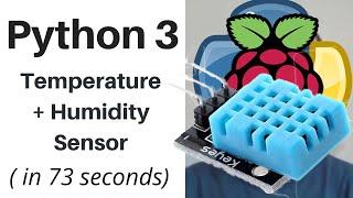 DHT Sensor RPi Python 3 in 73 seconds
