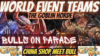 Gems of War World Event Teams | 3 Teams Hi/MID/LOW for the Goblin Horde World Event Guide 2023