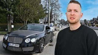 Ich fahre das ERSTE MAL in meinem verunfallten Bentley auf der Straße!