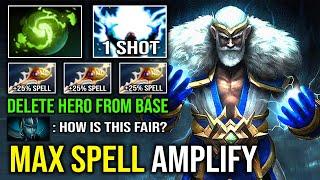 WTF Max Spell Amplification 3x Triple Rapier 1 Shot Global Thunder Zeus Delete Hero From Base Dota 2