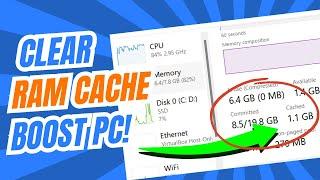How to Clear RAM Cache in Windows 10/11 (2024)  Make Computer Faster