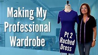 How To Make a Ruched Dress - Part 2 - Sewing The Ruching!