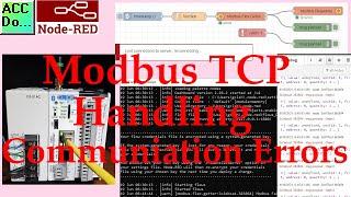 Node-RED Modbus TCP Handling Communication Errors