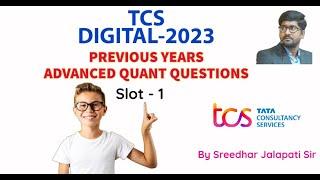 TCS DIGITAL PREVIOUS YEARS QUESTIONS | SLOT - 1