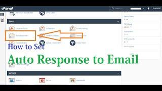 Auto Responders in Cpanel | Send automatic email when you are on holidays or leave
