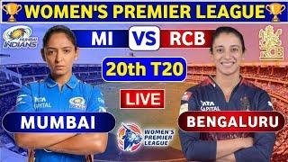 Mumbai Indians Women vs Royal Challengers Bengaluru Women, 20th T20 | MIW vs RCBW 20th Match WPL