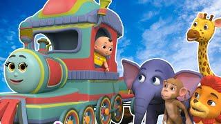 Chu Chu Train And Animals | जानवरों का गीत  | Jungle Safari Song for Kids