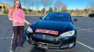 Drivers Ed in a TESLA!