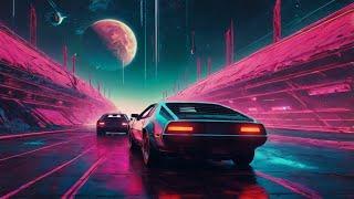 The retro space race (Synthwave Experience)