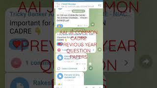 Aai Je common cadre previous year question papers #aaicommoncadre2023 #aaicommoncadrepyq #aaijecc