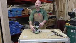 How to cut a mortise with plunge router