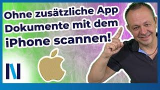 Vergiss den Scanner! Dein iPhone scannt Dokumente und mailt sie als PDF - easy mit der Notizen-App!