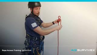 Rope Access Training: How To Tie a Barrel Knot