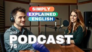 Learn English podcast with conversation for all levels 75 | THE COMMON WORDS | Learn English podcast