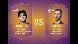 Moscow Locking League | 9th Tour | Julia Rackova VS Alex K Off