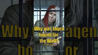 Why was Jaqen H'ghar's headed to the Wall?