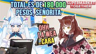 ¡Sube TODO! Menos los suelos | Supermarket Together【Kim Ookami️VTuber ES/EN is ok】