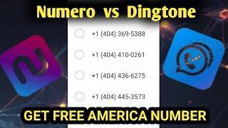 How to Get free America Numbers for your Whatsapp verification in  2024  / Numero versus Dingtone