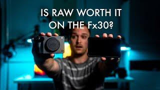Is ProRes RAW worth it on the Fx30?