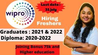 Wipro off campus drive | wipro wilp | wipro hiring Freshers