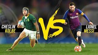 Cheslin Kolbe vs Lionel Messi - RUGBY vs FOOTBALL | HD