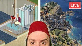 DrGluon Stream 02-05-25 The Sims 1 and Civ 7! #gaming  #livestream