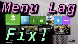 XBOX ONE HOW TO FIX SLOW MENU LAG!