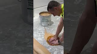 Installing hardwood floors over concrete #shorts #flooring