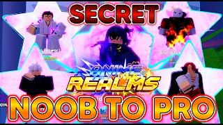 ANIME REALMS! NOOB TO PRO! BECAME OVERPOWER! EVOLVING 7 MYTHICALS & 1 SECRET UNIT! In Anime Realms