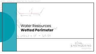 Water Resources Wetted Perimeter